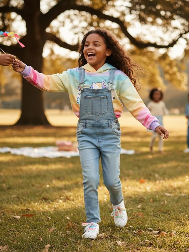 WELAKEN Sweatshirts for Girls Toddler & Kids II Little Girl's Pullover Tops - Image 3