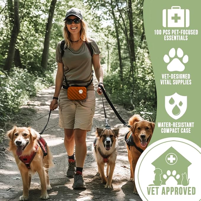 EVERLIT Pet Medic First Aid Kit | 95 Pcs Vet-Approved Medical, Outdoor & - Image 5