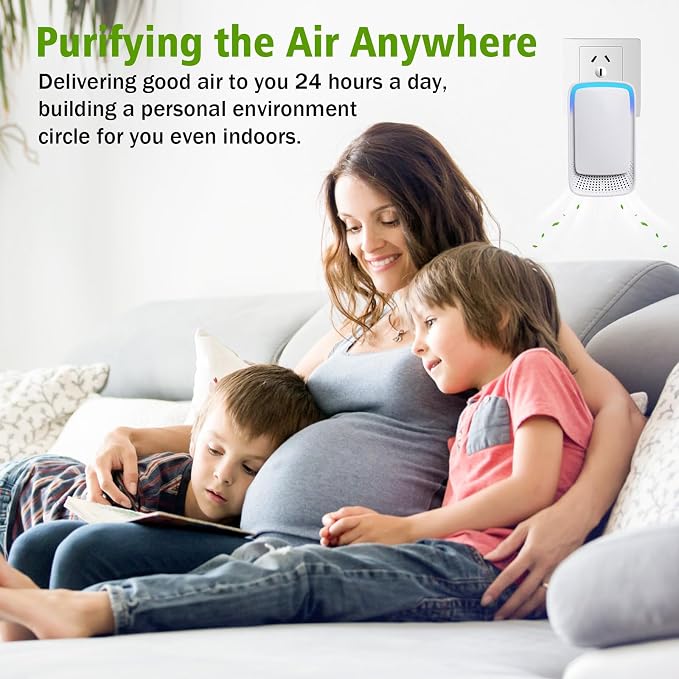 2026 New3 Pack Plug In Air Ionizers-Negative Ion Air Purifier - Image 3