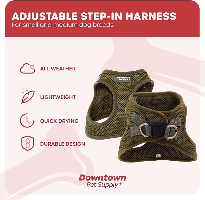 Downtown Pet Supply Step-in Dog Harness – No Pull, Adjustable Padded Mesh - Image 3