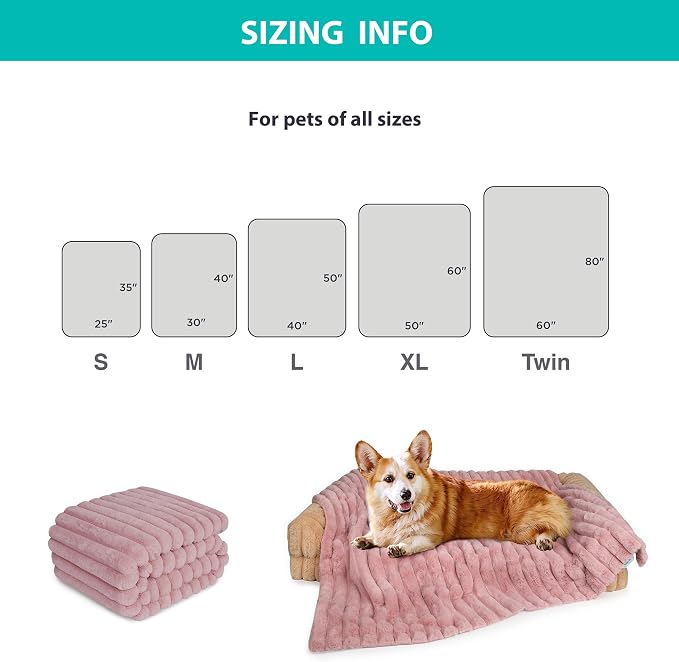 Waterproof Dog Blanket for Bed, Luxury Plush Washable Large Dogs Blankets for - Image 5