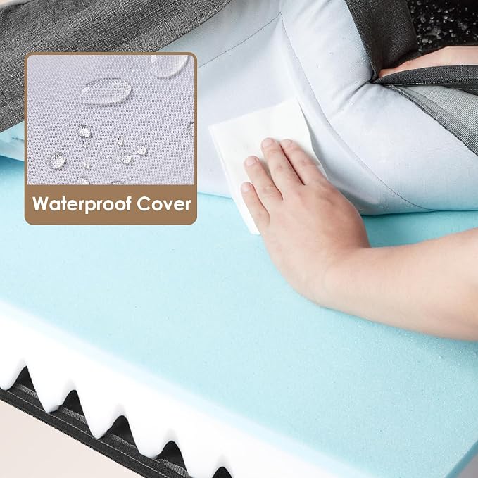 EHEYCIGA Orthopedic Dog Beds for Extra Large Dogs, Waterproof Memory Foam XL - Image 3