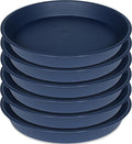 6 Pack Plant Saucer Drainage Tray, Plastic Plant Water Tray, 6 inch Flower by Bleuhome