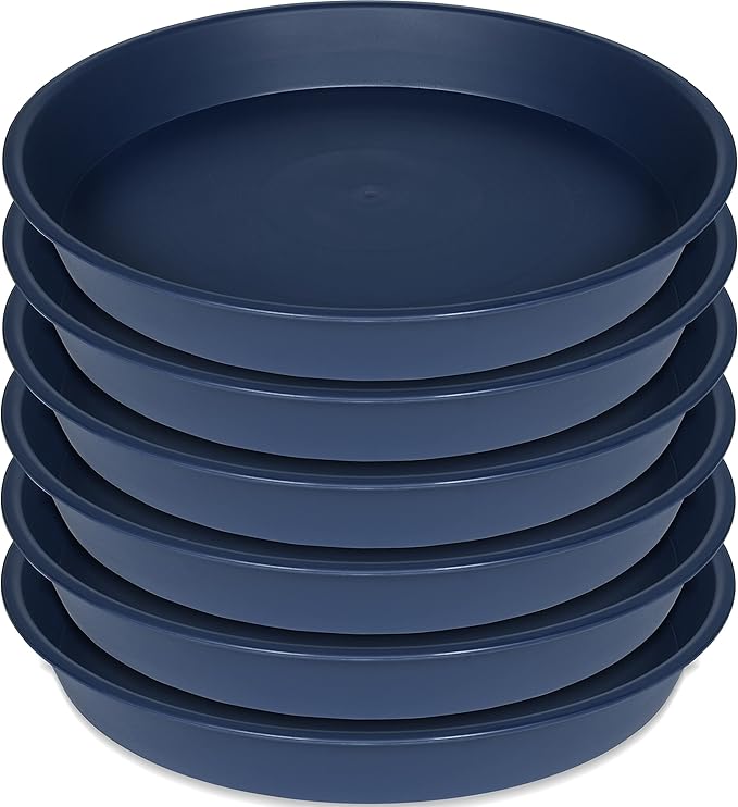 2 Pack of 8 inch Plant Saucer Clear, Heavy Duty Plastic Plant Water Tray 8 inch - Image 8
