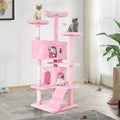 Heavy Duty Cat Tree Tower, Cat Condo, Hanging Ball by BORGEBY