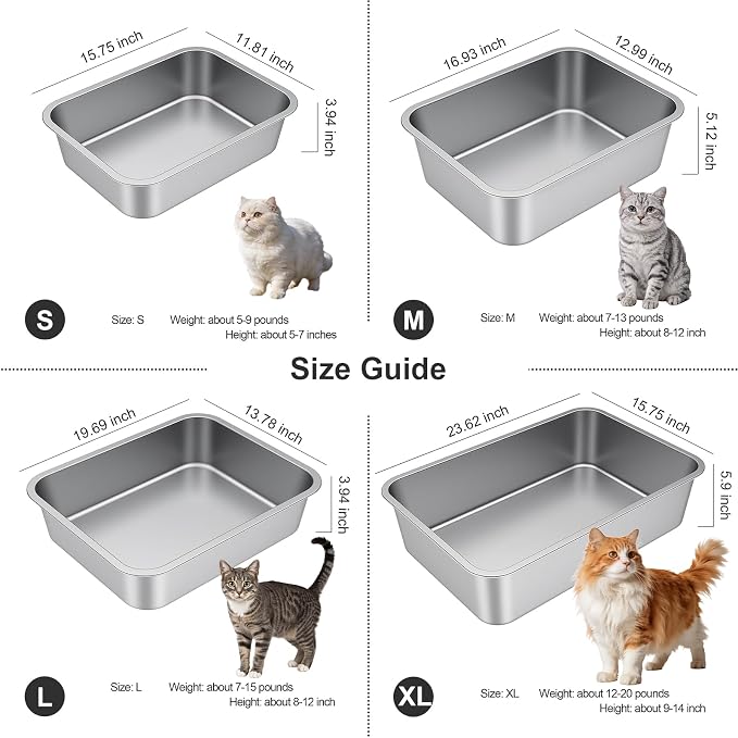 Stainless Steel Litter Box - Image 8
