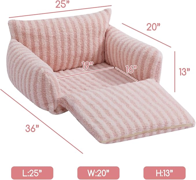 Hollypet Cat Bed Fluffy Plush Mutifuctional Double-Layer Soft Pet Couch - Image 3