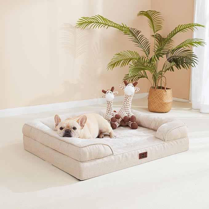 EHEYCIGA Orthopedic Dog Beds for Large Dogs, Waterproof Memory Foam Large Dog - Image 5