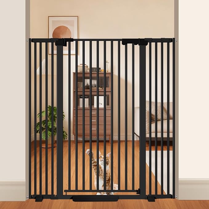 51'' Extra Tall Cat Gate 30-49.2'' Wide by Amibud