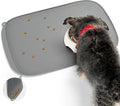 Silicone Dog Food Mat with Side Pocket & Hook Hole, Soft Raised Edges, Easy by Conlun