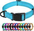 TagME Samll Dog Collars, Adjustable Reflective Nylon Pet Collar by TagME