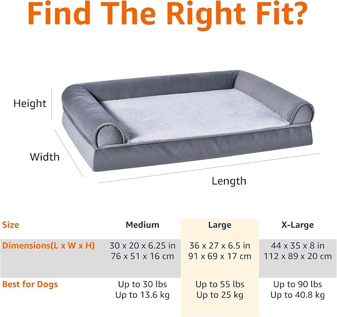 Amazon Basics Living Room Couch Dog Bed - Image 6