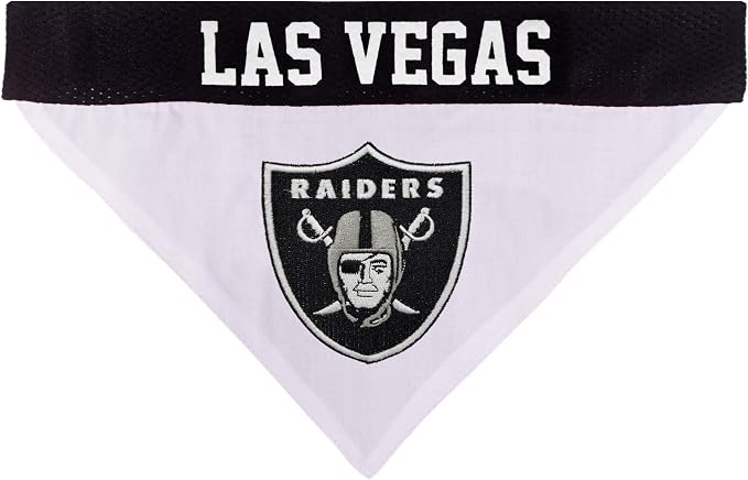 Pets First NFL LAS Vegas Raiders Reversible Bandana Size XX-Large - Image 3