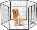 BestPet | Dog Playpen | 40 Inch, 6 Panels | Heavy Duty Metal Pet Exercise Pen | by BestPet