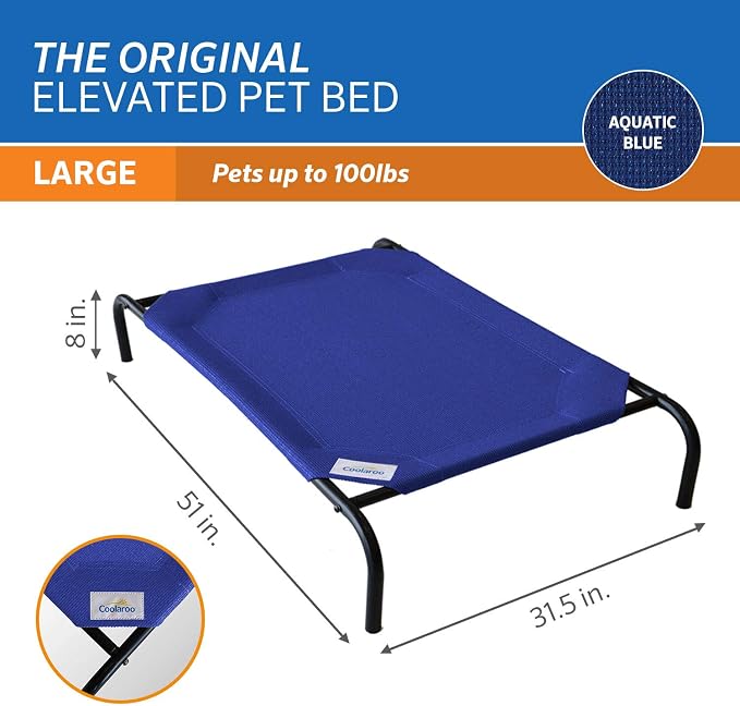 Coolaroo Original Elevated Dog Bed - Image 4