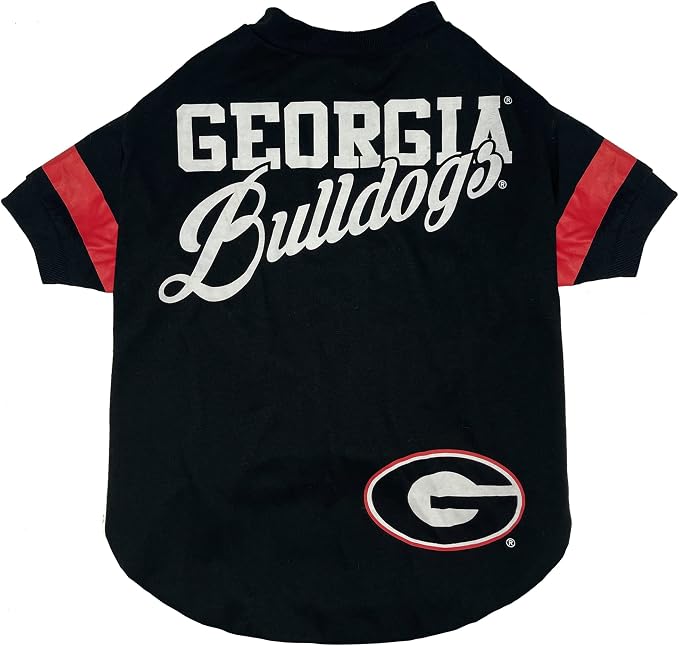 NCAA Georgia Bulldogs T-Shirt for Dogs & Cats, Small. Football/Basketball Dog - Image 3