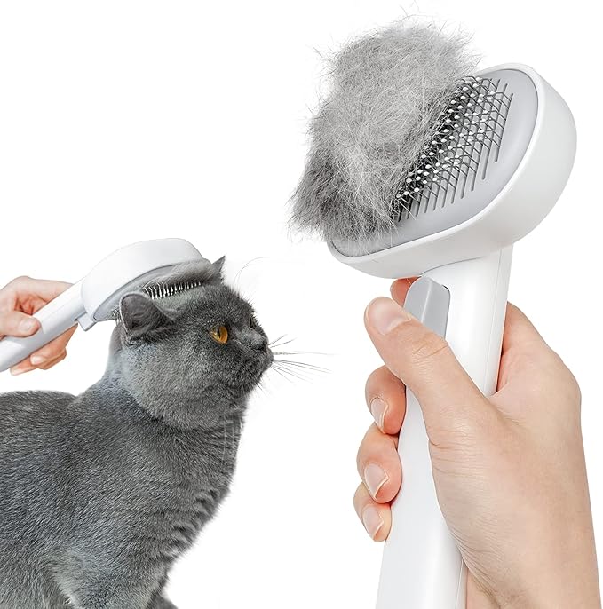 Aumuca Cat Brush for Shedding, Cat Brushes for Indoor Cats, Cat Brush for Long by aumuca