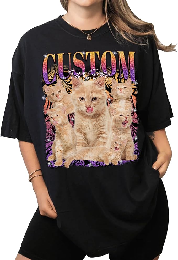 Custom Bootleg Rapper Graphic Tees Shirt – Retro 90s Vintage Style, - Image 7