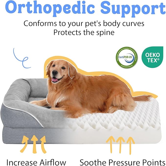 Orthopedic Washable Large Dog Bed - Image 2