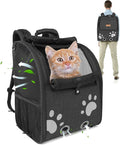 Cat Carrier Backpacks for Kitty Small Dog up to 15 lbs, Lightweight and by HOME
