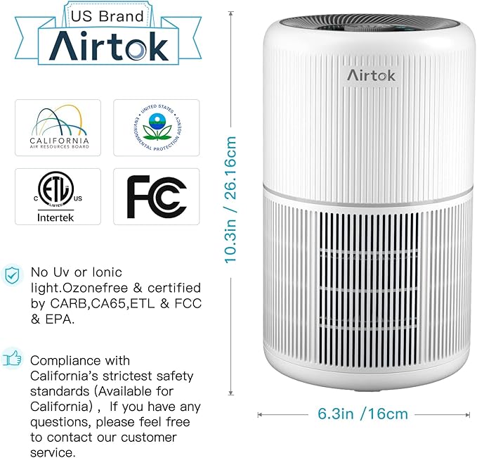 2 Pack Air Purifier for Home Bedroom - Image 5