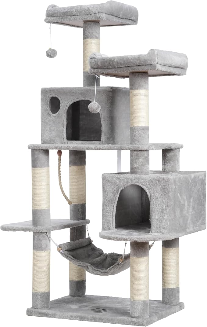 Hey-brother Large Multi-Level Cat Tree Condo Furniture by Hey-brother