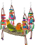 KATUMO Bird Toys, Bird Foraging Wall Toy Large Size Seagrass Woven Climbing by KATUMO