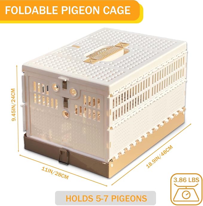 Folding Bird Cage Pigeons Travel Cage Training Cage Release Pairing Cage - Image 2