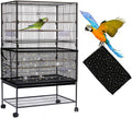 Daoeny Large Bird Cage Cover, Bird Cage Seed Catcher, Adjustable Soft Nylon by Daoeny