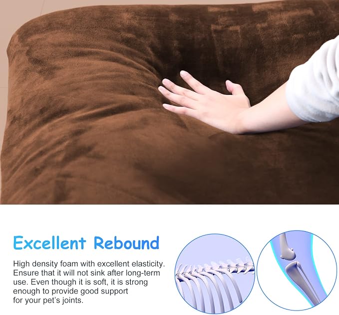 Magic Dog Super Soft Large Dog Bed Orthopedic Pet Beds 39 Inch Washable Anti - Image 2