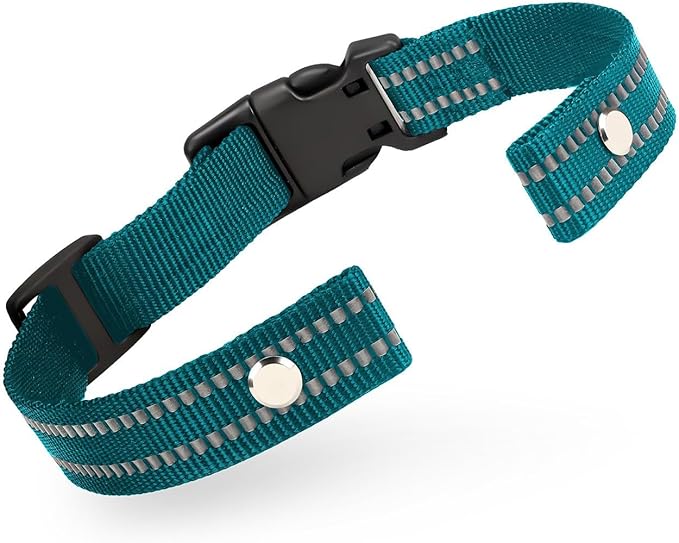 Collar Replacement Strap, Reflective Replacement Nylon Collar Strap Dog GPS by ODOKELE