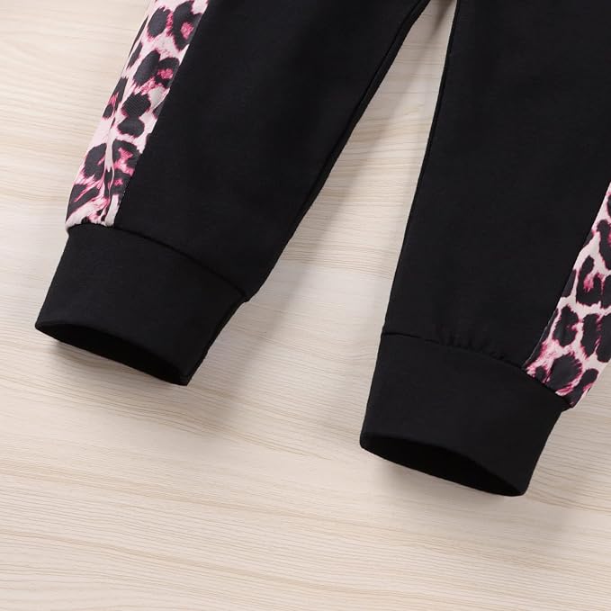 Toddler Baby Girls Clothes Long-sleeve Tie Dye Hoodie Sweatshirt Pants Hooded - Image 8