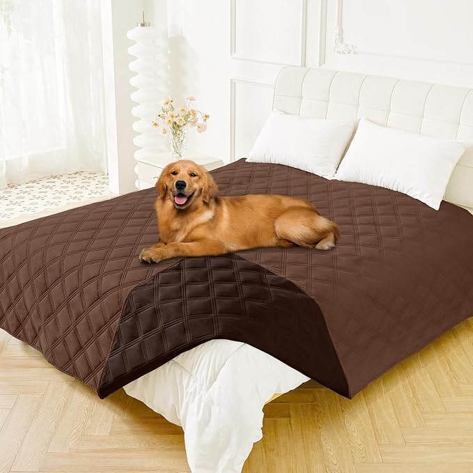 Smiry Waterproof Dog Bed Cover Blanket 82x82, Soft Reversible Pet Blanket by Smiry