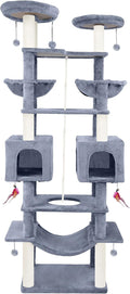 71in Multifunctional Multi-Level Cat Tree Tower by ROYPET
