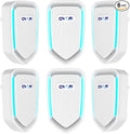 6Pack Air Ionizer Plug In, Filterless Home Negative Air Purifier, Quiet Air by QWUE