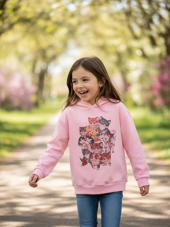 WELAKEN Sweatshirts for Girls Toddler & Kids II Little Girl's Pullover Tops - Image 2