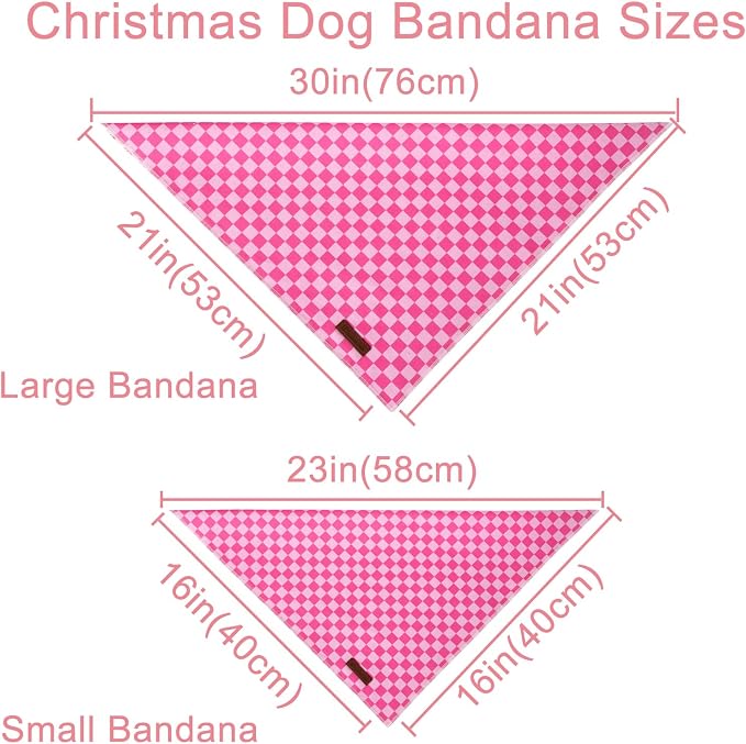 Summer Dog Bandana, UP URARA PUP Pink Bandana - Image 4