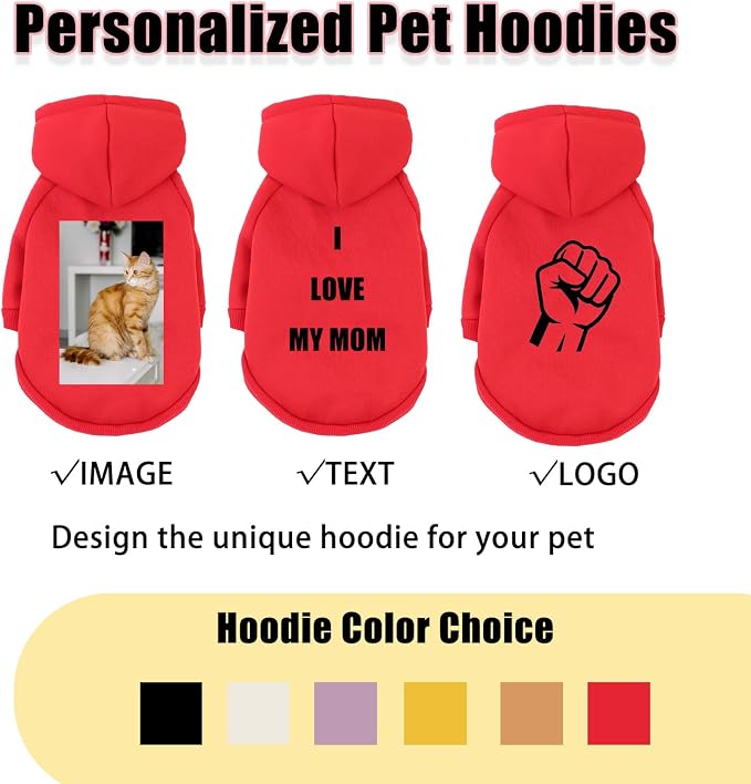 Custom Dog Hoodie, Personalized Sweatshirt - Image 3