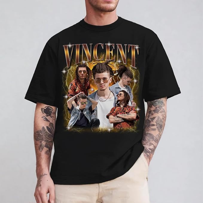 Custom Bootleg Rapper Graphic Tees Shirt – Retro 90s Vintage Style, - Image 8