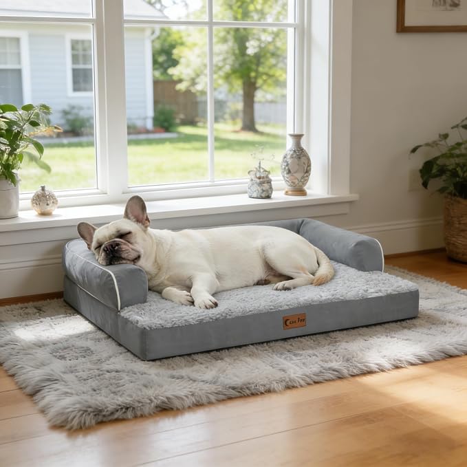 Orthopedic Dog Beds for Large Sized Dogs, Waterproof Egg Crate Foam Medium Dog - Image 9