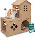FurHaven Farmhouse Multi-Level Cardboard Cat House by FurHaven