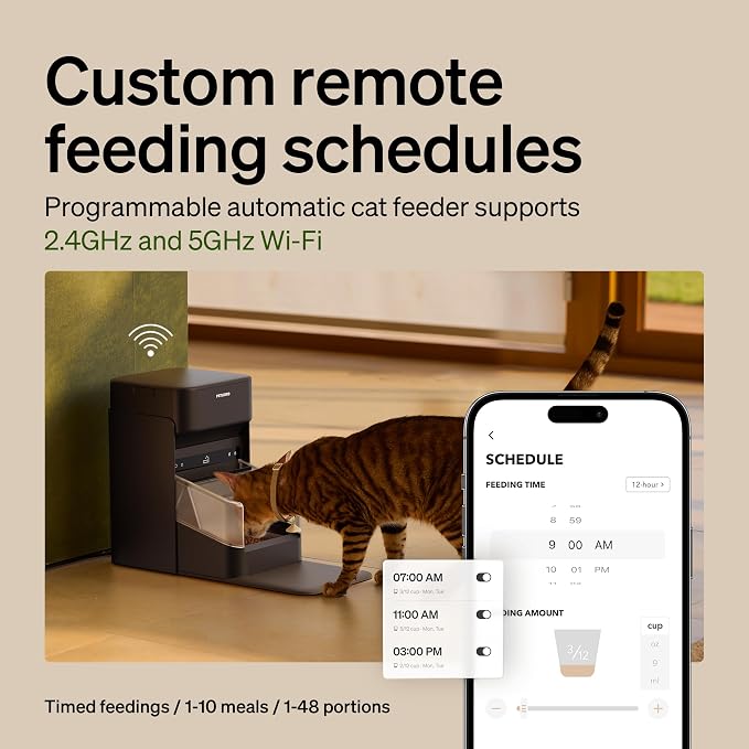 PETLIBRO RFID Cat Feeders for 2 Cats, Collar Sensor for Personalized Meals - Image 7