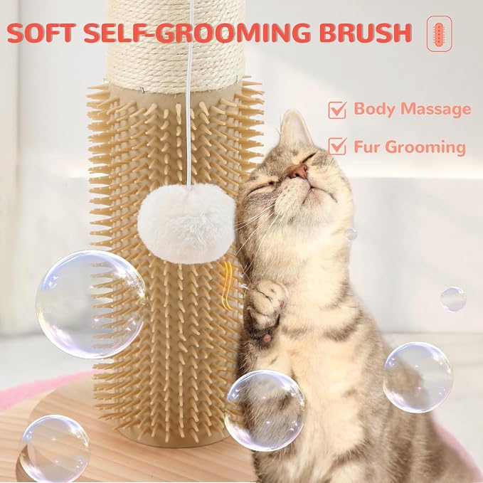 45'' Tall Cat Scratching Post, 3.5Inch Diameter Sisal Rope Scratching Post - Image 5