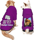 Custom Dog Hoodie Add Your Design Soft & Warm Personalized Photo Text Logo Name by Custom