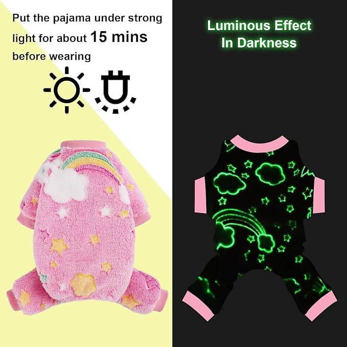 Dog Sweaters Small Girl Warm Fleece Pajamas, Cute Extra Small Dog Clothes - Image 2