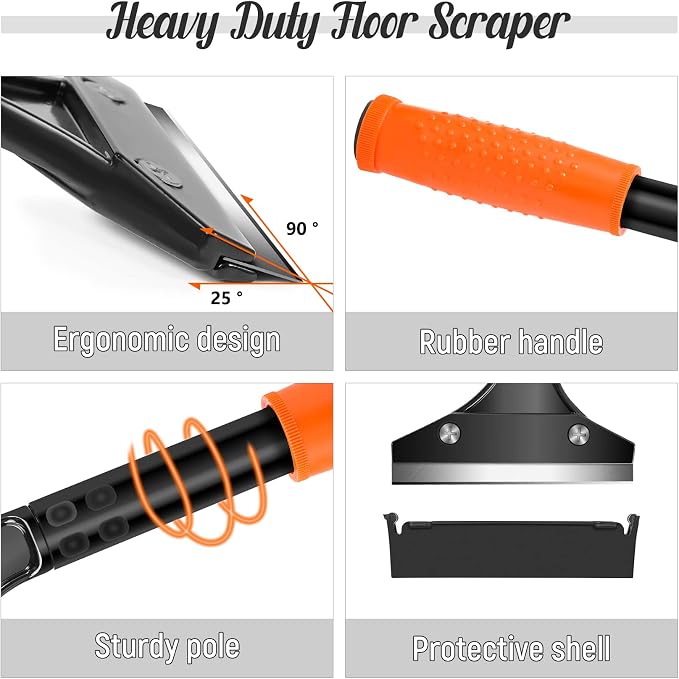 DIYSELF Razor Blade Scraper, Floor Scraper, Scraper Tool - Image 2