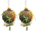 EBaokuup 2 Pack Bird Chewing Toys Foraging Shredder Parrot Cage Shredder by EBaokuup