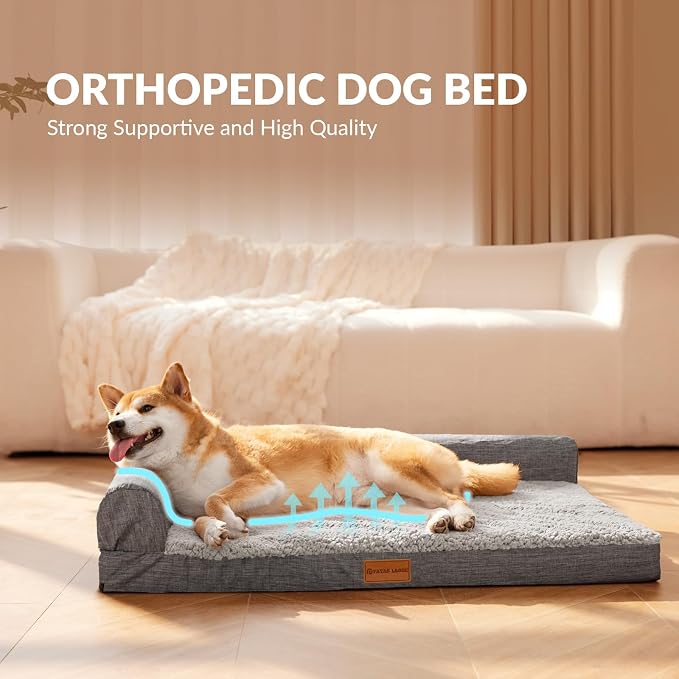 Patas Lague Orthopedic XL Dog Bed Large Sized Dog 48''X30'', Waterproof L - Image 4