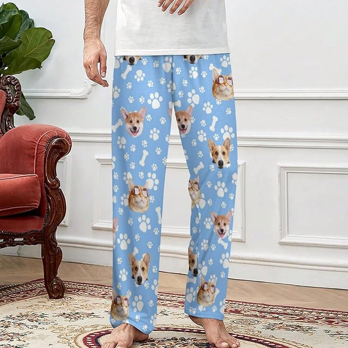 Custom Pajamas Pants with Photo - Image 7