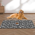 Dog Food Mat, Extra Large 39.4"x31.5" Absorbent Dog Mat by yuzshin